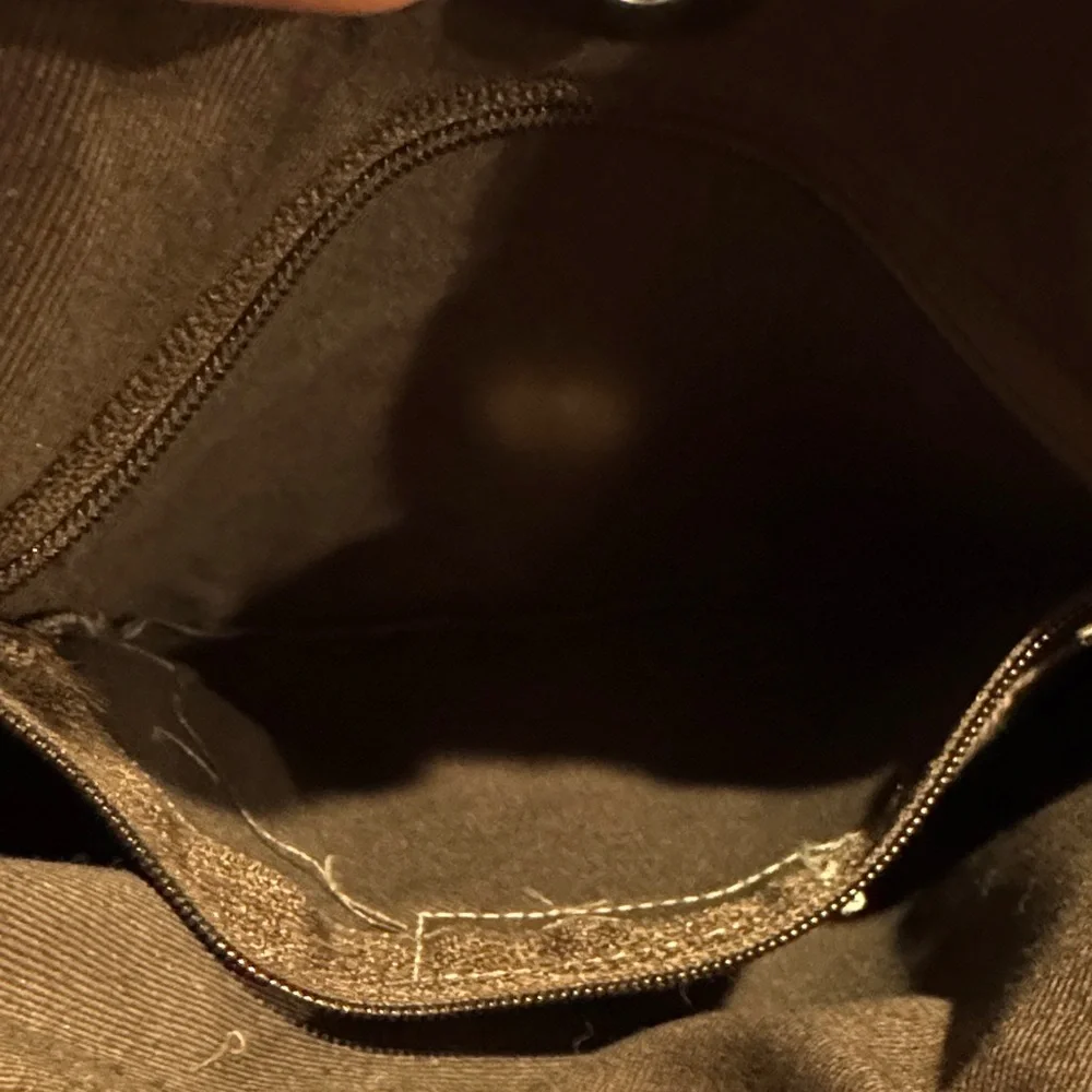 LOFT Dark Brown Handcrafted hand Bag